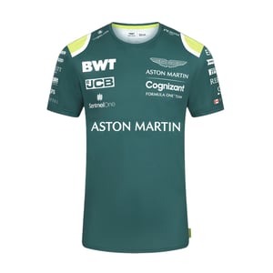 Aston Martin Cognizant F1 Officieel Team Heren Groen T-Shirt