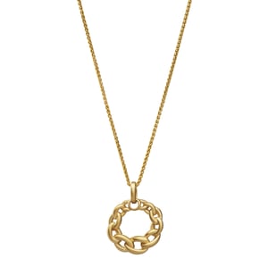 Orphelia 'Estelle' Dames 925 Sterling Zilveren Ketting met Hanger - Goud ZH-7516/G