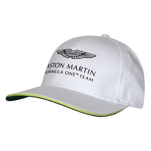 Aston Martin Formule Een Officieel Team Heren Wit Cap
