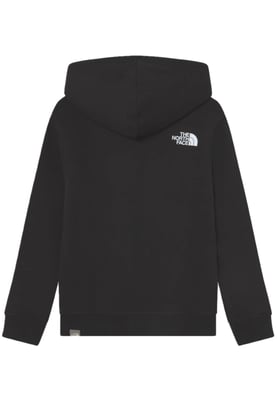 The North Face Unisex Hoodie met grafische print voor kinderen, zwart