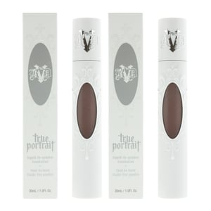 KVD Beauty True Portrait Liquid-To-Powder Foundation 30ml - Deep 086 x 2