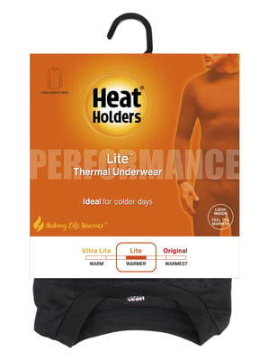 Heat Holders - Långärmad värmetröja för herrar - fleecefodrad - underställ - X-Warm - Lite