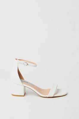 Thelma Ankle Strap Medium Block Heeled Sandals