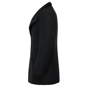 Allthemen Herr Ullrock Vinter Business Slim fit Lapel Coat Svart