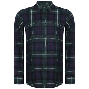 Dockers Geruit Heren Overhemd Groen/Navy