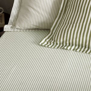 Yard Hebden 100% Cotton Narrow Stripe Fitetd Sheet