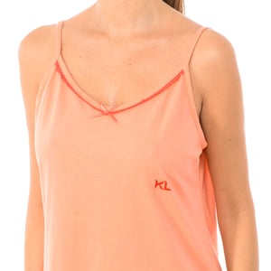 Women's summer nightgown with thin straps KL45300