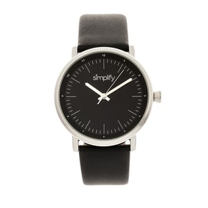 Vereenvoudig het 6200 horloge met leren band