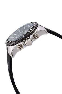 Invicta Aviator 37630 Heren Horloge - Waterdicht - Analoog - Quartz Uurwerk - Roestvrij Staal met zwarte Wijzerplaat -49mm