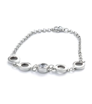 Orphelia Dames 925 Sterling Zilveren Armband - Zilver ZA-1008