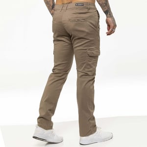 Enzo Mens Cargo Combat Chinos