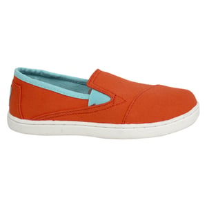 Toms Classic Orange Kids Espadrilles