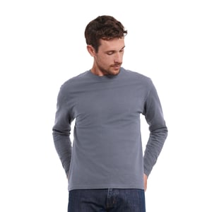 Russell Mens Classic Long-Sleeved T-Shirt (Convoy Grey)
