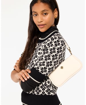 Kayla Pebbled Leather Convertible Wristlet
