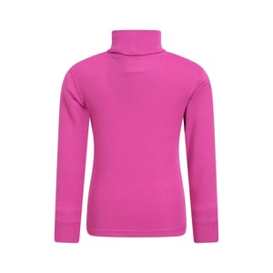 Mountain Warehouse Barn/ungdomar Talus Roll Neck Långärmad Topp (Ljusrosa)