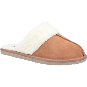 Hush Puppies Womens/Ladies Arianna Suede Slippers (Tan)
