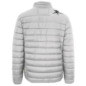 Plein Sport Patch Logo Dun gewatteerd grijs jack