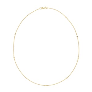 DIADEMA - Halsband med diamanter - gult guld