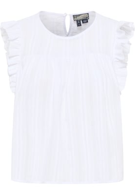 Dreimaster Blouse Dames wit