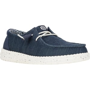 HEYDUDE Wendy Stretch Mesh Polyester Dam Navy Loafers
