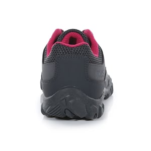 Regatta Edgepoint waterdichte wandelschoenen voor kinderen/Kinderen (Staal/Roze Fusie)