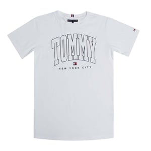 Boy's Tommy Hilfiger Infant Organic Cotton Varsity T-Shirt in White