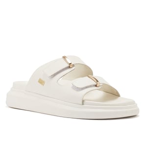 Larissa Nappa Cream Sandals