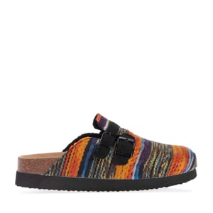 Women's Rocket Dog Abelplus Stripe Clog Slippers in multi colour
