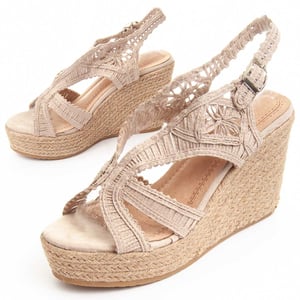 Montevita Wedge Sparto Sandal Spartsum10 In Beige