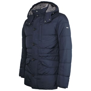 Hackett London Anorak Fleece Mens Navy Jacka