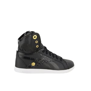 Reebok Top Down Snaps Womens Black Trainers