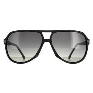 Carrera Aviator Unisex Matte Black Grey Gradient Polarized 1045/S