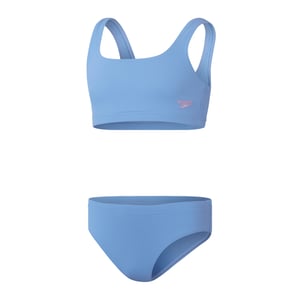 Girl's Speedo Textured Bikini in Blue