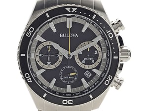 Bulova High Frequency Quartz Men's Silver Watch 98B298