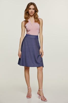 Roze Roze Hals Top