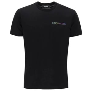 Dsquared2 Cool Fit Palm Beach-logo zwart T-shirt