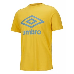 Umbro Large Logo Mens Gul T-shirt
