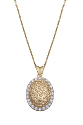 Orphelia Women's 925 Sterling Silver Chain with Pendant - Gold ZH-4520-GOLD