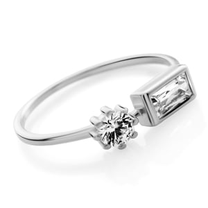 Orphelia 'Madelyn' Dames 925 Sterling Zilveren Ring - Zilver ZR-7583