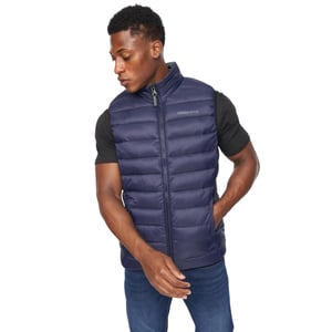 Crosshatch Gattering Gilet för herrar (Marin)