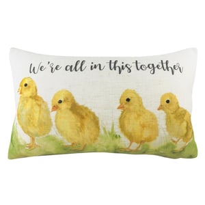 Evans Lichfield In This Together Watercolour Printed Cushion Cover