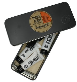Timberland Travel Agent Shoe Care Repair Kit Tin UW