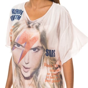 Kortärmad t-shirt med rund hals för kvinnor 10DMC0221