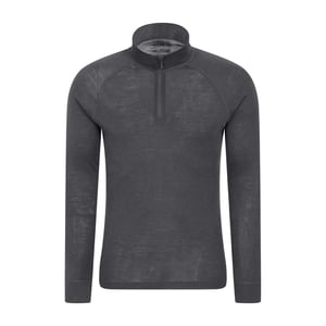 Mountain Warehouse Heren Merino II Base Layer Top (Grijs)
