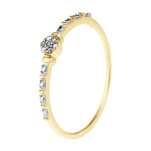 DIADEMA - Ring - Diamanter - Gult guld