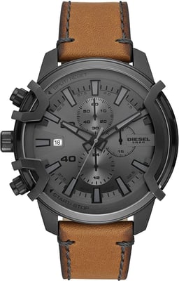 Diesel Griffed Heren Bruin Horloge DZ4569