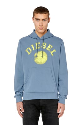 Diesel Blus Ginn Hood  manlig   Blå