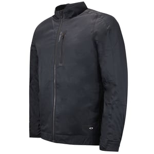 Oakley City Performance Long Sleeve Zip Up Black Mens Bomber Jacket 412423 02E