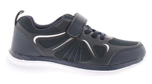 Focus Junior Boys Trainers Dylan Lace Up navy