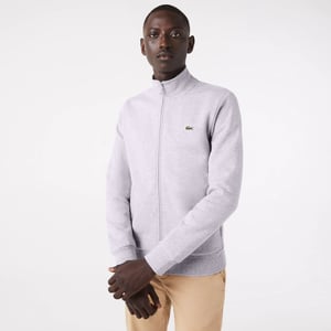 Lacoste regular fit brushed fleece men's sweatshirt with zipper
